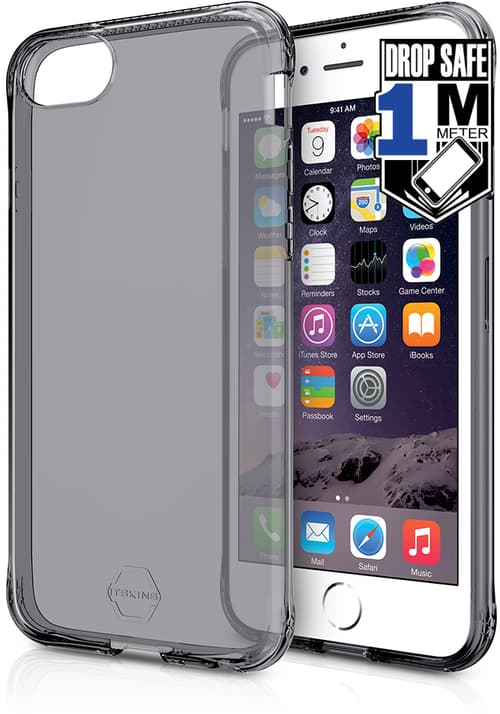 Cirafon Zero Gel Drop Safe Iphone 7, Iphone 8, Iphone Se (2020), Iphone Se (2022) Puoliksi Läpinäkyvä Musta