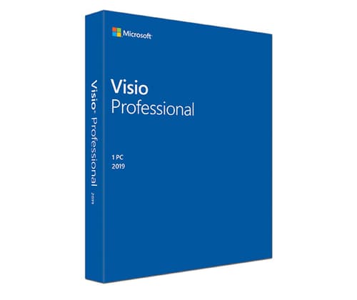 Microsoft Visio Professional 2019 Win Swe Medialess Fullversion