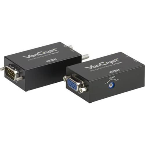 Aten Vancryst Ve022 Mini Cat 5 A/v Extender (transmitter And Receiver Units)