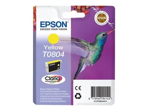 Epson Bläck Gul T0804 – R265/360/rx560