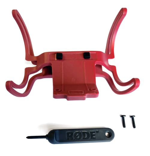 Røde Rycote Shock Mount For Videomic Spare Part Musta, Punainen