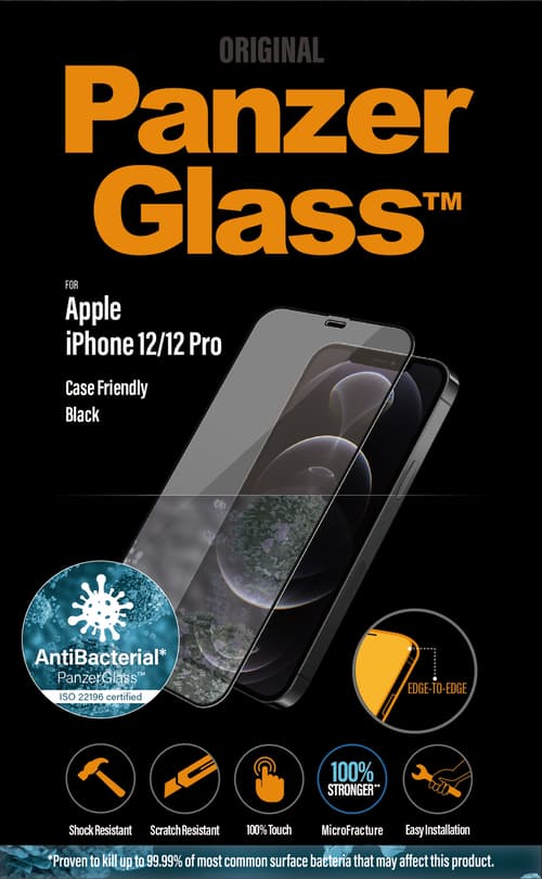 Panzerglass Skärmskydd Case Friendly Iphone 12, Iphone 12 Pro