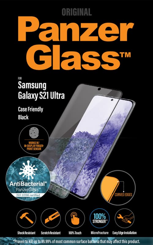 Panzerglass Skärmskydd Fingerprint Case Friendly Samsung Galaxy S21 Ultra