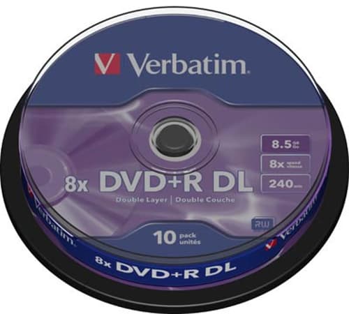 Verbatim Dvd+r Dl X 10 8.5gb