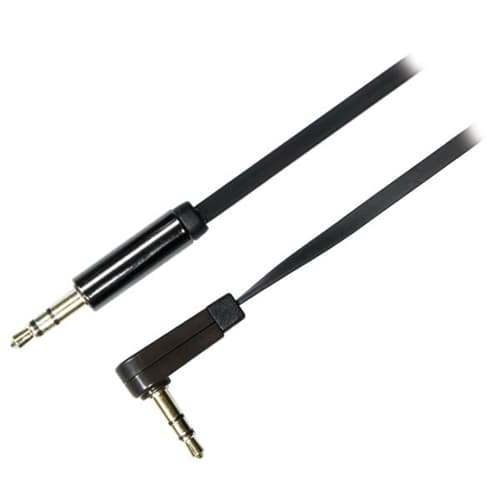 Deltaco Audio 3.5mm Male – 3.5mm Male Angled 1m 3.5mm 3,5mm