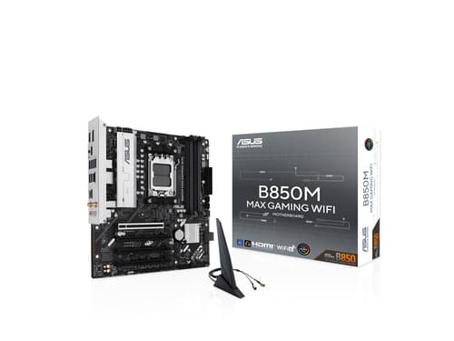 B850M MAX GAMING WIFI Hovedkort - AMD B850 - AMD AM5 socket - DDR5 RAM - Micro-ATX