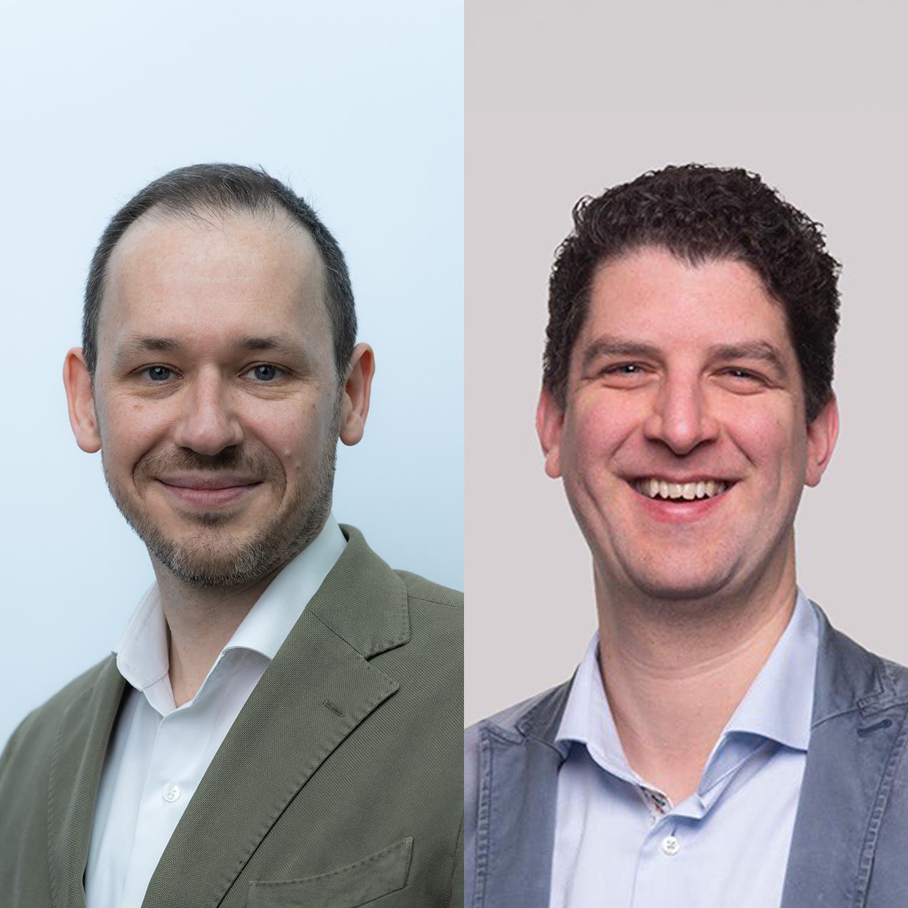 Remco de Kramer and Herman Thijssens portrait photos