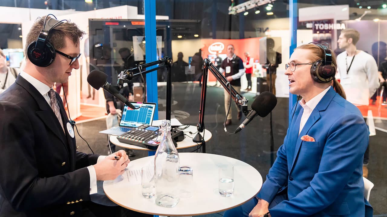 Mikko Hyppönen i Speakers Box på Dustin Expo 2019