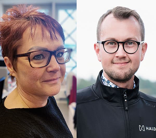 Annika Nyberg and Johan Gyllander