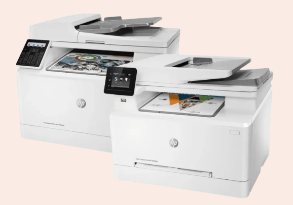 2 HP color laser printers