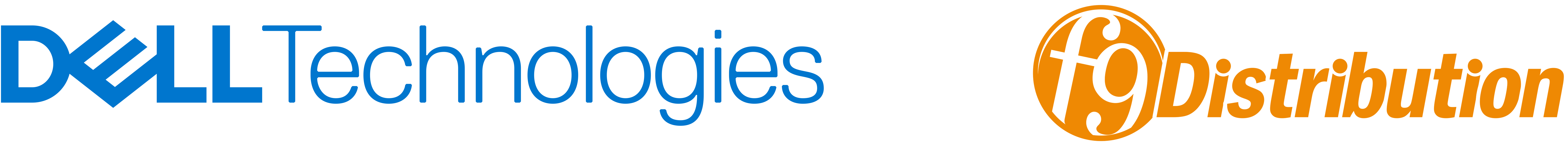 Dell & F9 Distribution logotypes lockup
