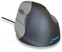 Evoluent VerticalMouse 4 Left Kabelansluten Vertikal mus Grå Silver