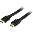 Deltaco HDMI-1020F 2m HDMI-tyyppi A (vakio) Musta