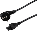Prokord Strömkabel 2m Ström CEE 7/7 Hane Ström IEC 60320 C5