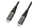 Otterbox USB-C till USB-C-kabel Premium 3m Glamorsvart