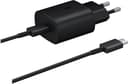 Samsung Wall Charger 25W + USB-C Cable 1m Musta