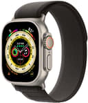 Apple Watch Ultra GPS + Cellular, 49mm Titanium Case with Black/Gray Trail Loop M/L 