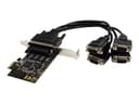 Startech 4 Port RS232 Serial With Breakout Cable PCI-E - (Fyndvara klass 2) 
