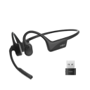 AfterShokz OpenComm2 UC USB-A Kuuloke + mikrofoni USB-A Bluetooth-sovittimen kautta Zoom Stereo Musta