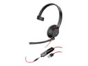 Poly 5210 Blackwire USB 3,5 mm kontakt USB-A Mono Svart 