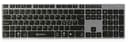 Voxicon Bt Keyboard 290 Black Trådlös Nordisk Silver Svart 