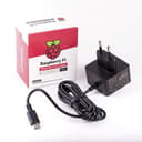 Raspberry Pi Power Supply 15.3W 5.1V/3A EU USB-C Black 15.3W