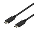 Deltaco USBC-1401 0.5m 24-pins USB-C Hann 24-pins USB-C Hann