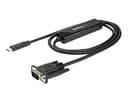 Startech USB-C to VGA Adapter extern videoadapter 2m 24-stifts USB-C Hane 15 pin HD D-Sub (HD-15) Hane