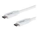 Startech USB-C (USB 2.0)  Charge Cable w/ PD 100W 4m 4m 24-stifts USB-C Hane 24-stifts USB-C Hane