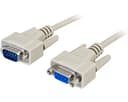 Deltaco Seriell kabel 2m 9-pin D-Sub (DB-9) Hann 9-pin D-Sub (DB-9) Hunn