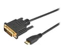 Prokord HDMI 1.4-kabel 1m HDMI Mini Hann DVI-D Dual Link Hann