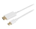 Prokord HDMI-kabel 1m Mini DisplayPort Han 19 pin HDMI Type A Han