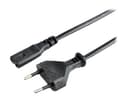Prokord Power cable 5m Europlug (stroom CEE 7/16) Male Voeding IEC 60320 C7