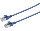 Prokord Network slim LSZH cable RJ-45 RJ-45 CAT 6a 0.5m Blauw