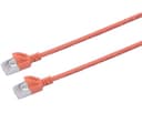 Prokord Network slim LSZH cable RJ-45 RJ-45 CAT 6a 0.5m Rood