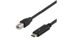 Deltaco USB-kabel 1m 4-stifts USB typ B Hane 24-stifts USB-C Hane