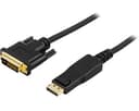 Deltaco DisplayPort cable 1m DisplayPort Uros DVI-D Uros