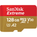 SanDisk Extreme 128GB microSDXC UHS-I Memory Card 