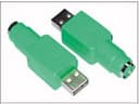 Microconnect Adapter 4-pins USB type A Hann 6 pin mini-DIN (PS/2 style) Hunn 