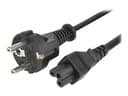 Prokord Power cable 1m Voeding CEE 7/7 Male Voeding IEC 60320 C5 