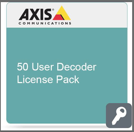 Axis H. 264 50-User Decoder License Pack