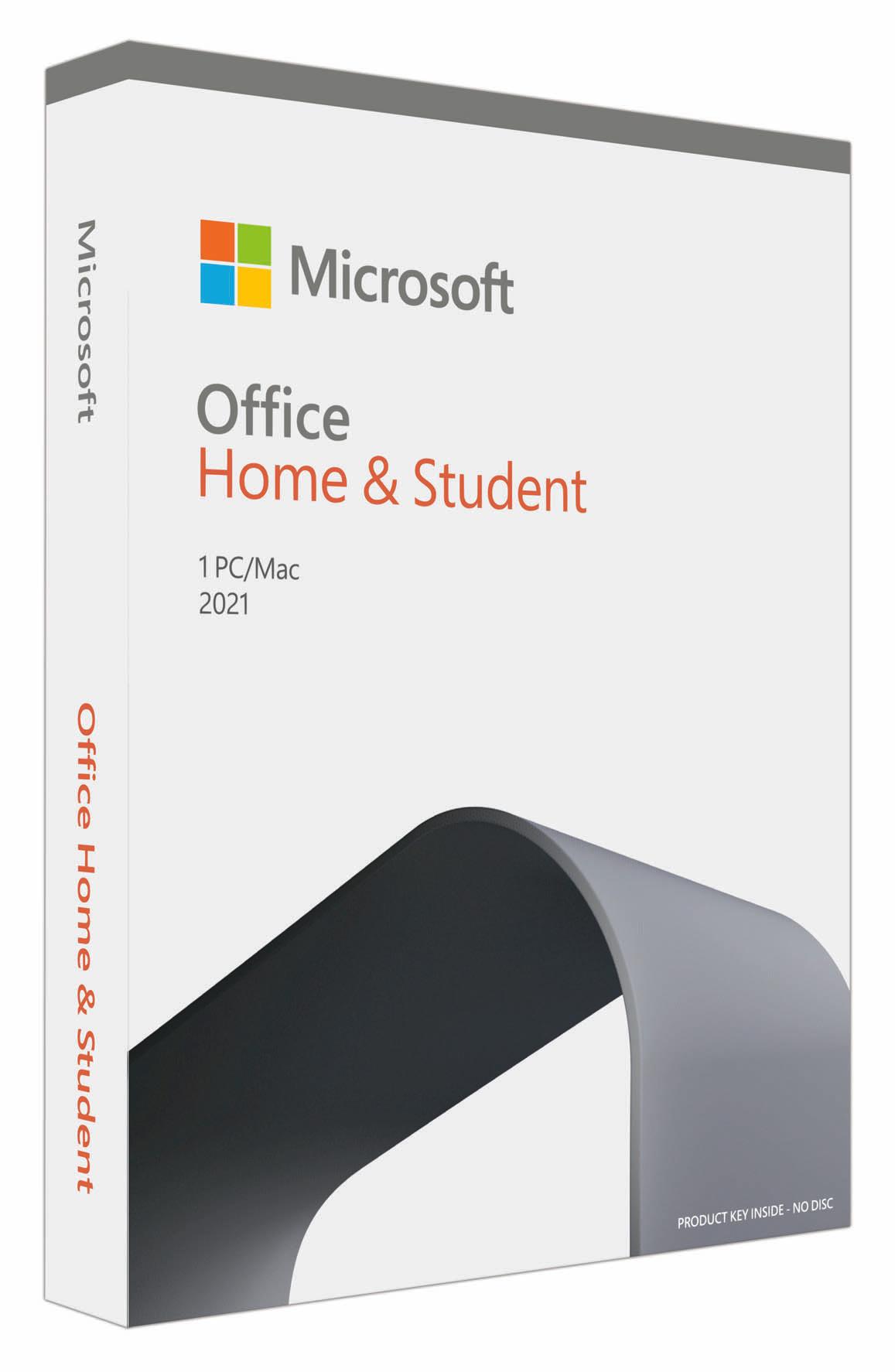 Microsoft Office Home & Student 2021 Eng Box Medialess