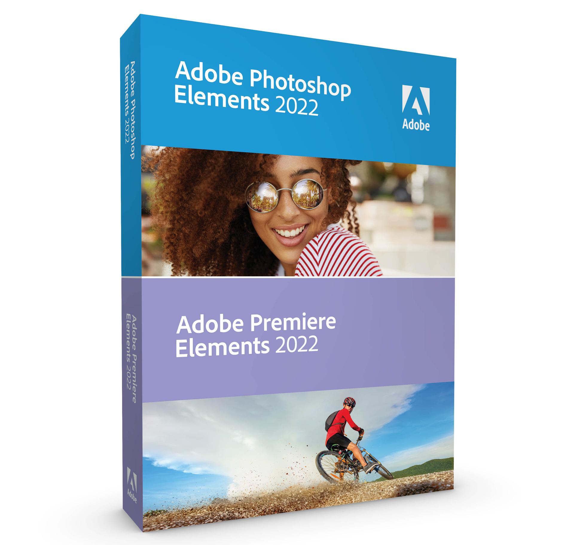 Adobe Photoshop & Premiere Elements 2022 Win/mac Eng Box