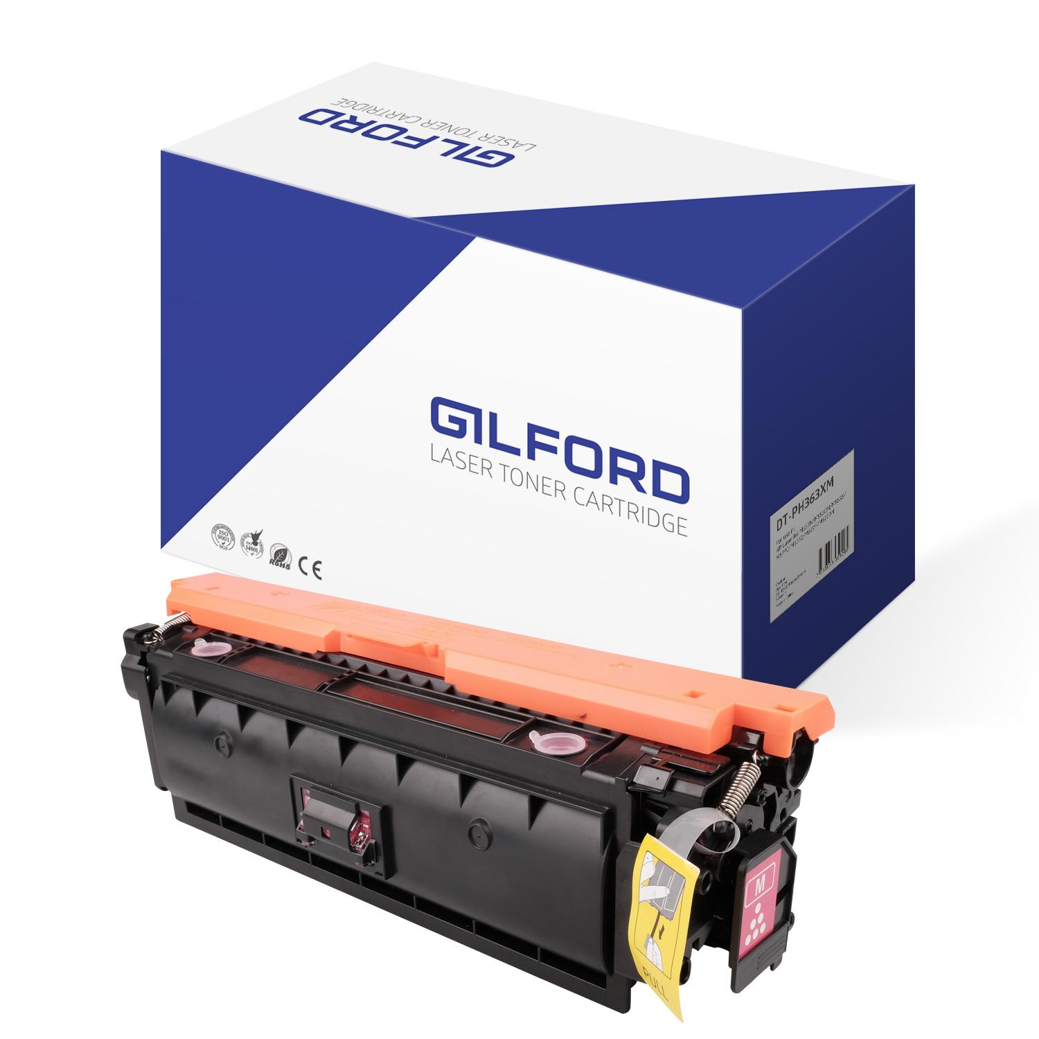 Gilford Toner Magenta 508X 9.5K - Clj Ent M552/M553 Alternativ till: Cf363x