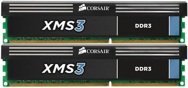 Corsair Xms3 16GB 1,600MHz DDR3 SDRAM DIMM 240-pin