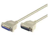 Microconnect Seriell/Parallell Kabel 3m 25 pin D-Sub (DB-25) Hane 25 pin D-Sub (DB-25) Hona