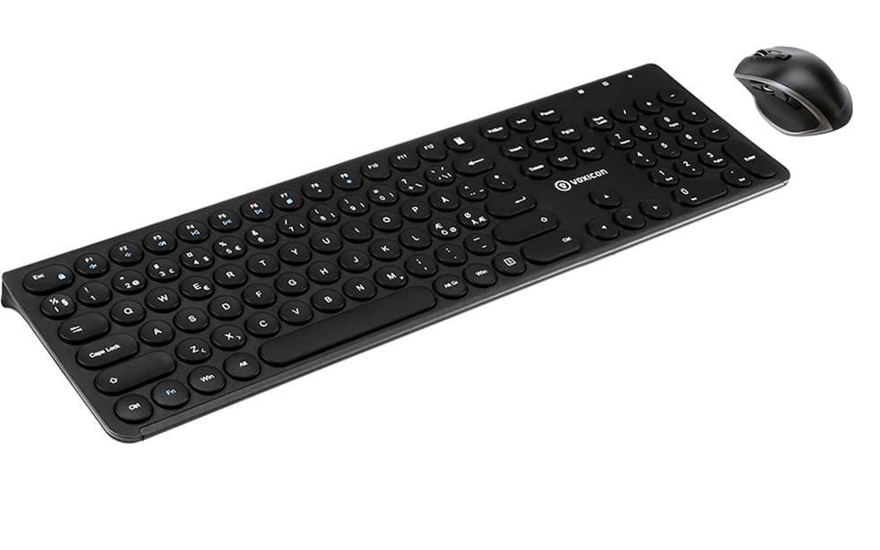 Voxicon Wireless Slim Metal Keyboard 282WL+Dm-P20WL