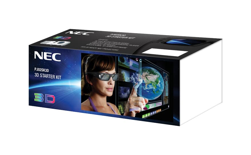 NEC 3D Starter Kit PJ02SK3D Incl StereoScopic