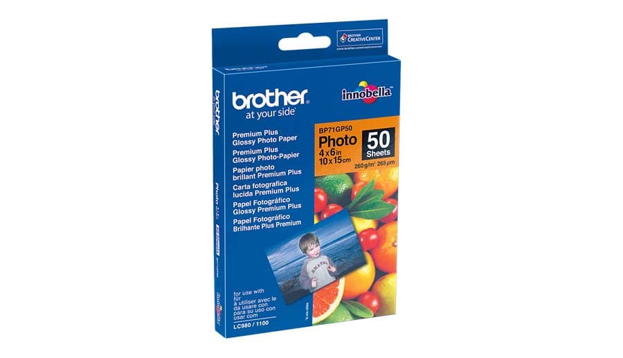 Brother Papper Photo Glossy 10X15cm 50-Ark