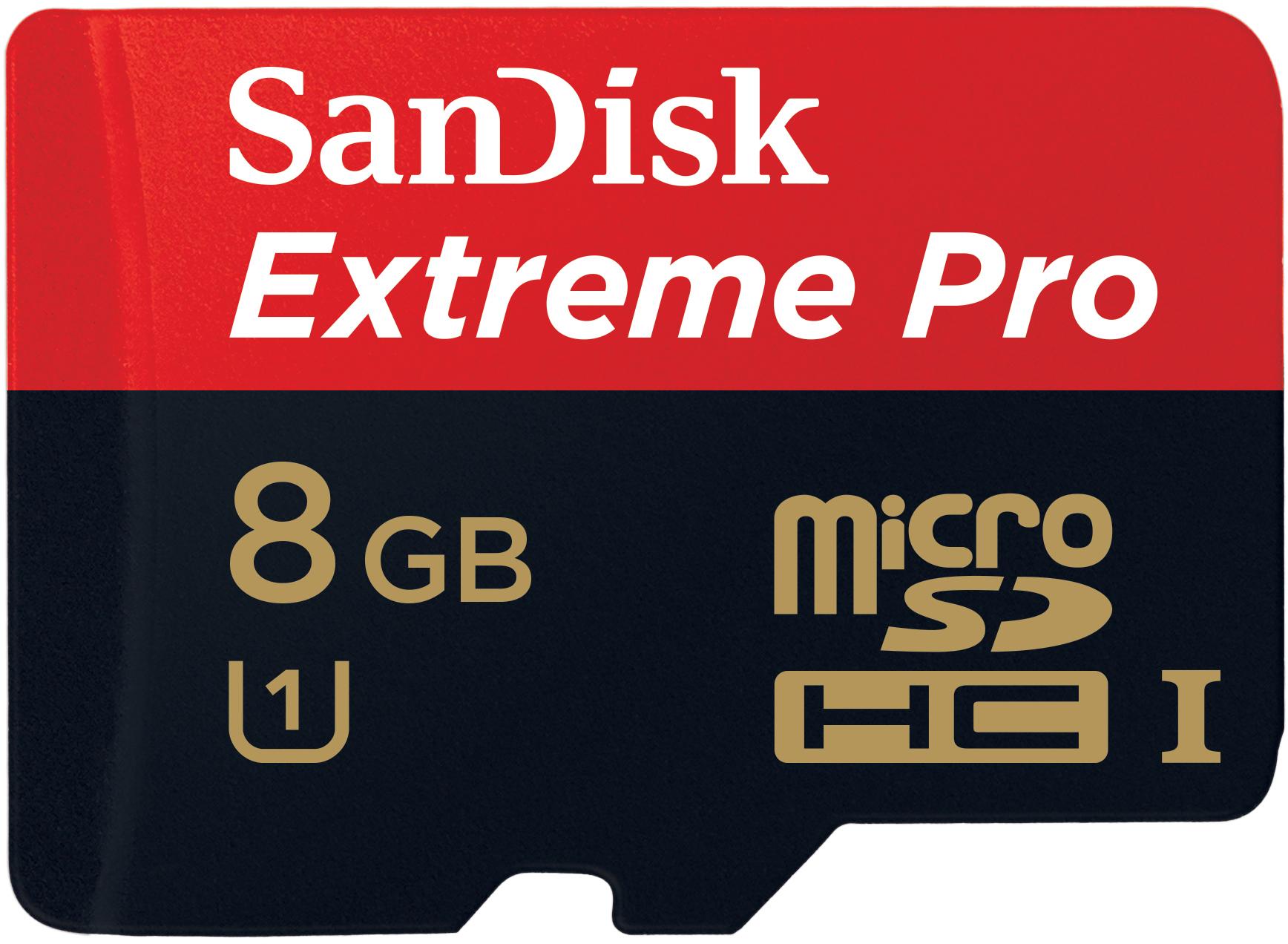 SanDisk Extreme Pro microSDHC UHS-I minneskort